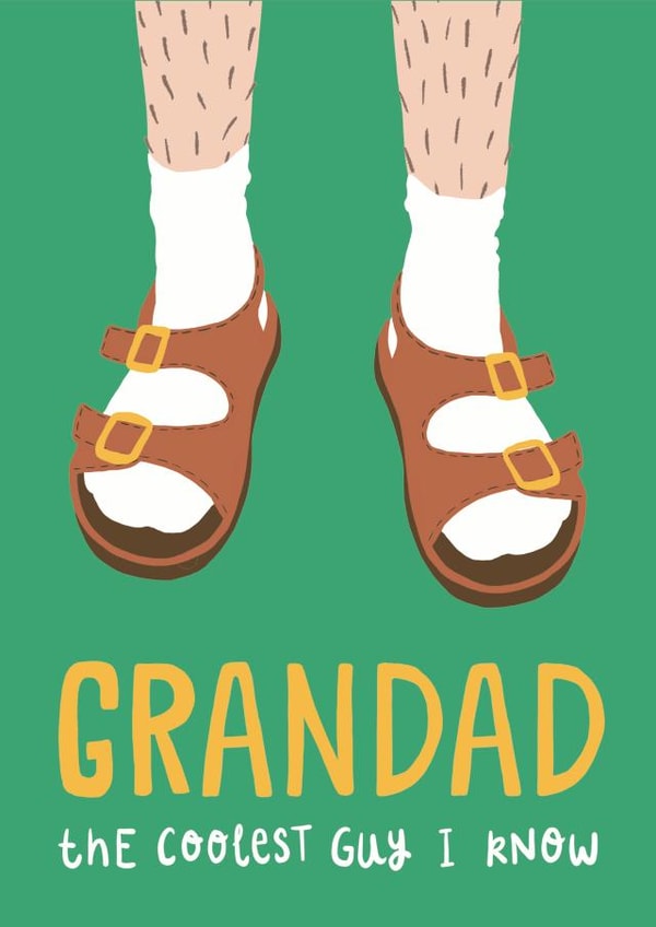 Socks & Sandals Grandad Birthday/Father's Day Card created by Jessica Harvey