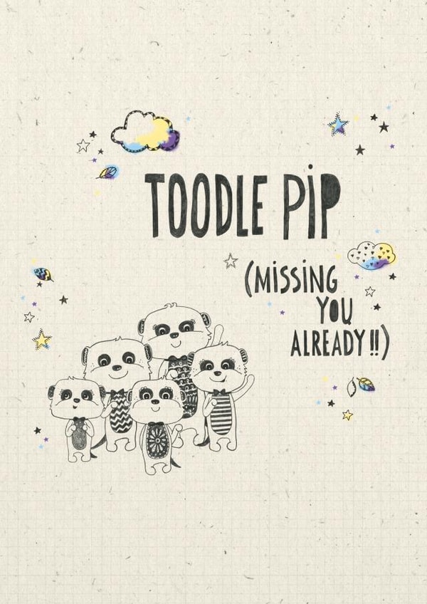 leaving goodbye Leaving Card 3306 created by Cathy Haworth