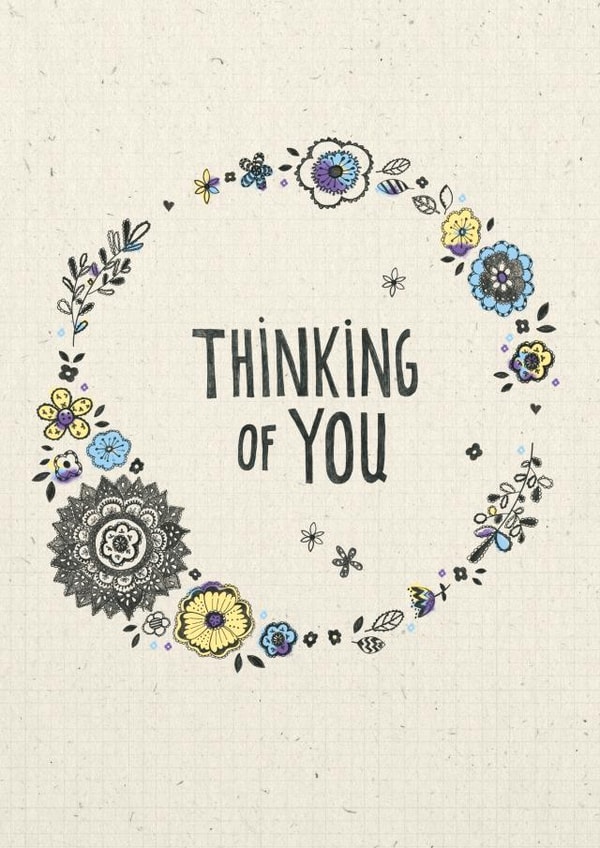 thinking of you sympathy Thinking of you Card 3308 created by Cathy Haworth