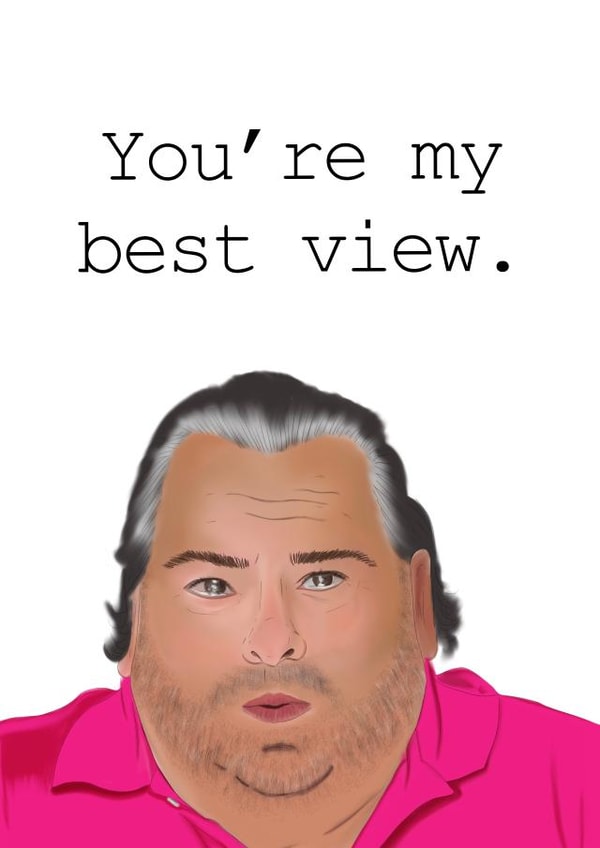 big ed funny Anniversary Card 41274 created by Amaisin’ cards