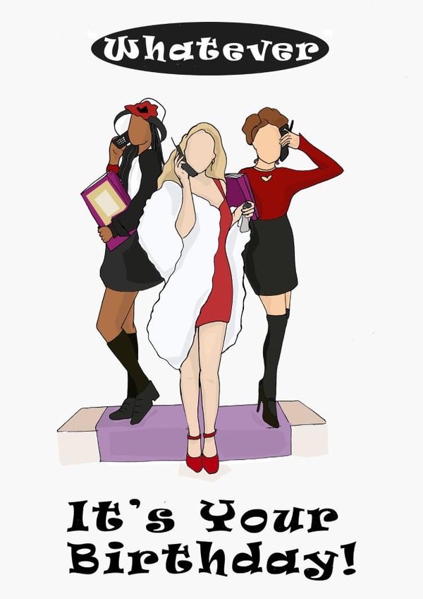 whatever clueless Birthday Card 16883 created by LEORAS ATTIC