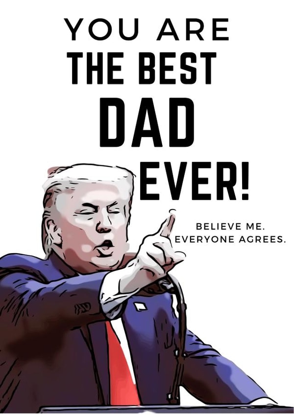 Donal Trump Trump funny birthday card Card 44253 created by QuirkyPen Design