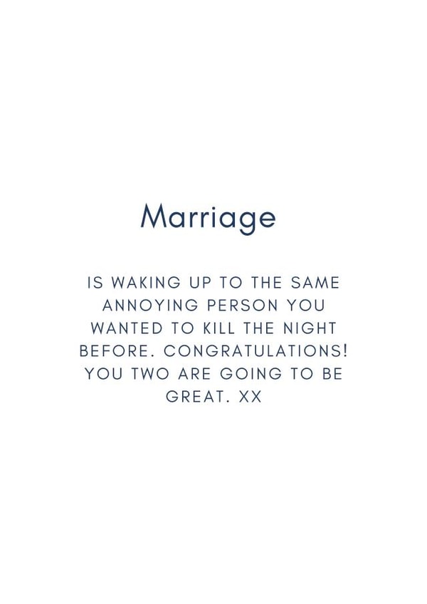 for husband for wife Card 44255 created by QuirkyPen Design