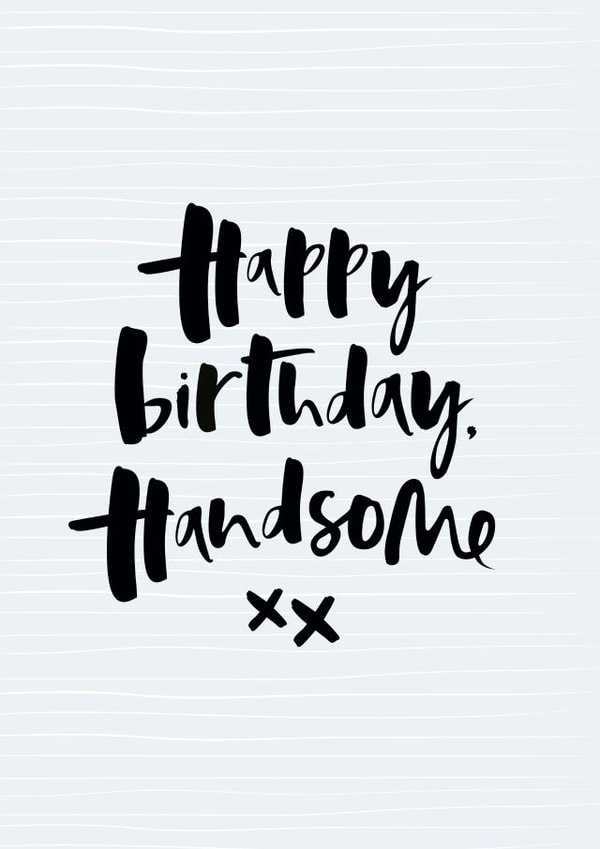 boyfriend husband Birthday Card 10571 created by Too Wordy