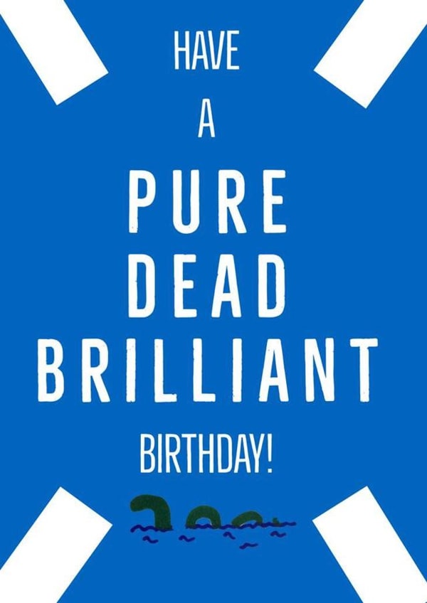 pure dead Birthday Card 19504 created by Paw Prints