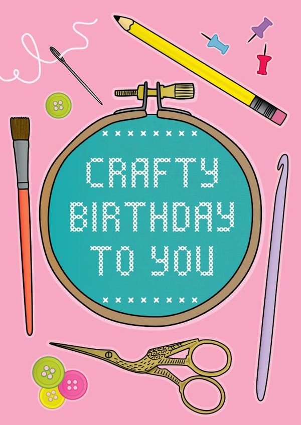 crafty scrafts Birthday Card 15480 created by Hayley Victory
