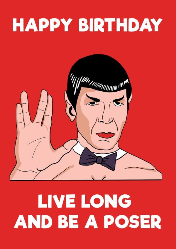 spock startrek Card 42985 created by PaperPiranha