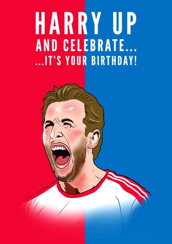 Harry Kane Birthday Card created by Elgo Designs