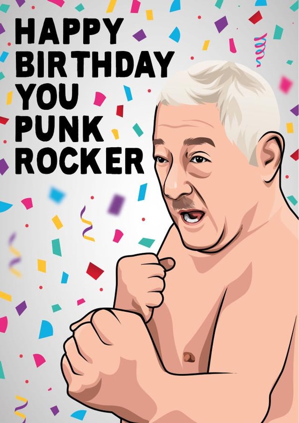 Friday Night Dinner Mr Morris Birthday Card 16163 created by All Things Banter