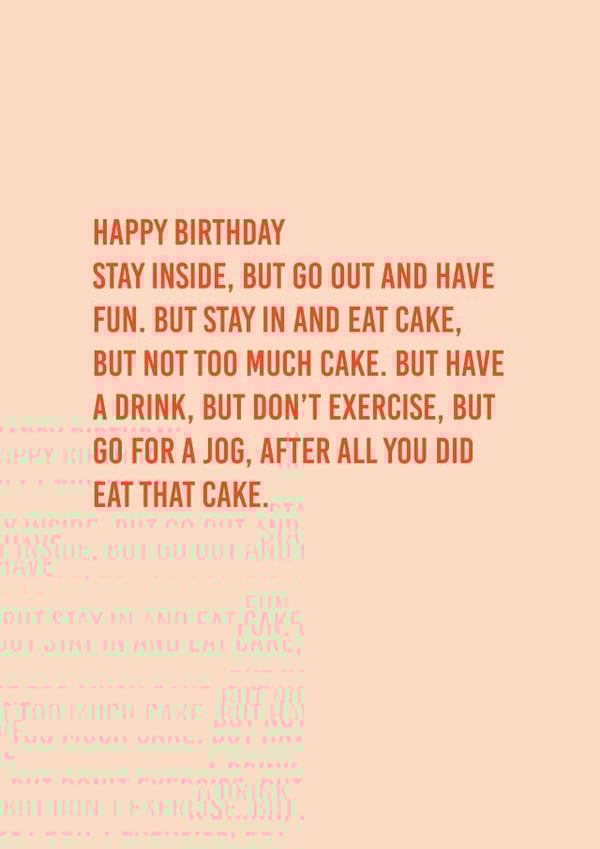 birthday covid Card 44332 created by gliiter cliches