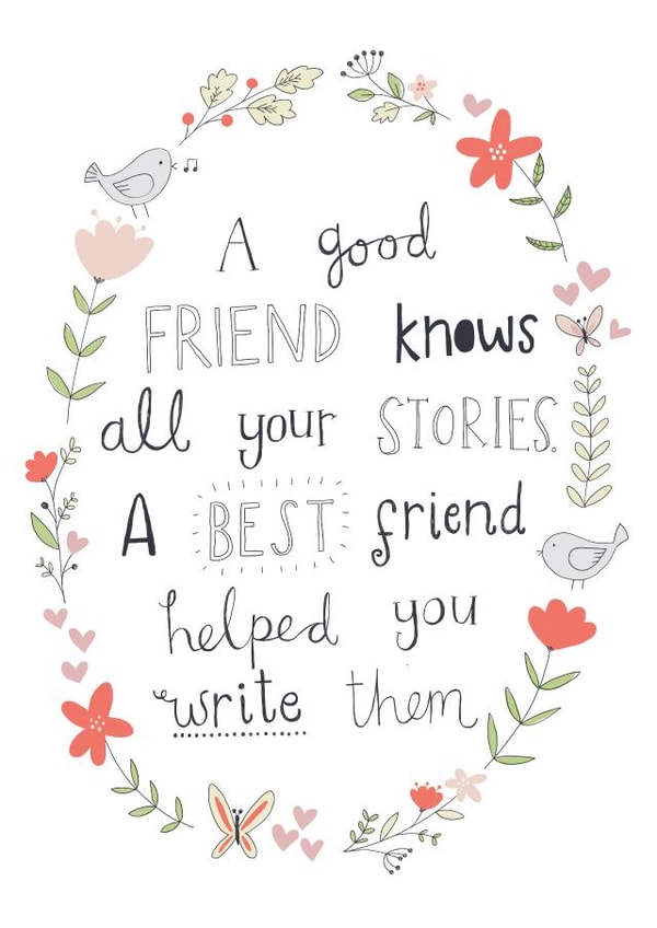 friend best friend Love & Friendship Card 19558 created by Rebecca Dyke