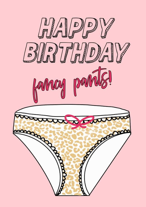 fancy pants Birthday Card 19523 created by @cottonfoxprints
