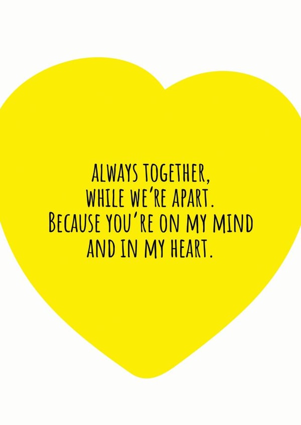 always together Just because Card 14605 created by Jack & Dani