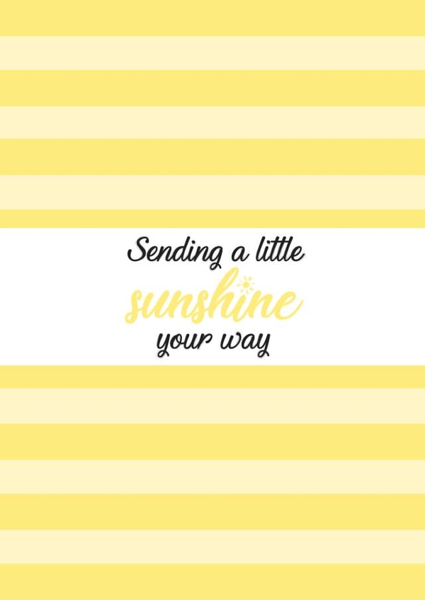 Sending Sunshine created by Chloe Teddy