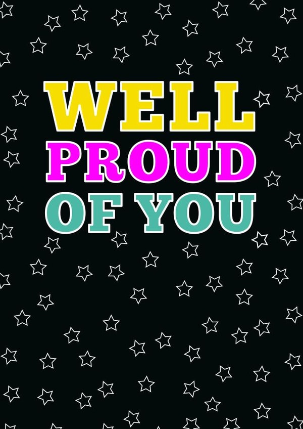 Rainbow Congratulations Card created by Bettie Confetti