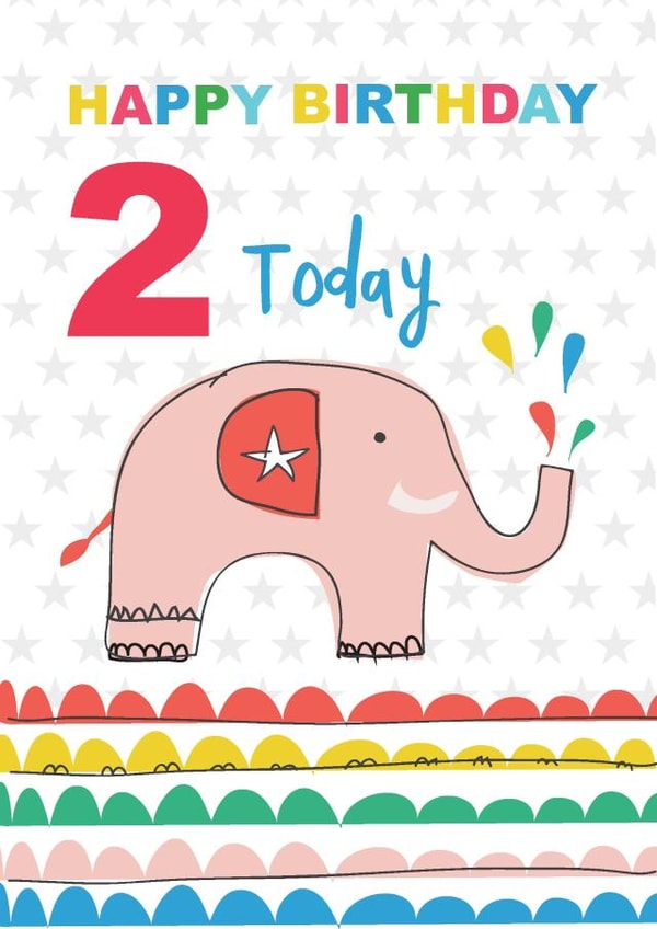 2 2nd Birthday Card 12674 created by TillieMint