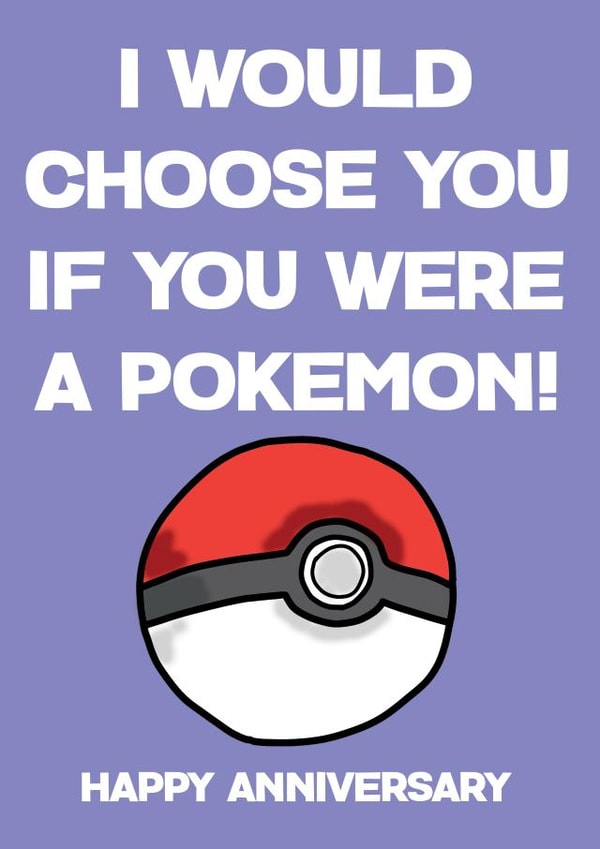 Pokemon Choose You Anniversary Card 19163 created by Vale Designs