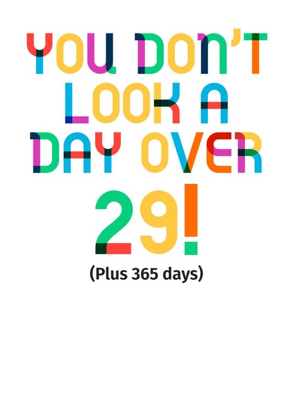 30 thirty Birthday Card 19296 created by POP FIZZ