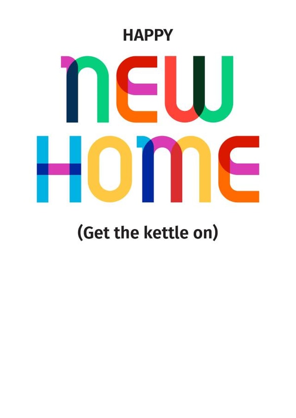 kettle new home New Home Card 19297 created by POP FIZZ