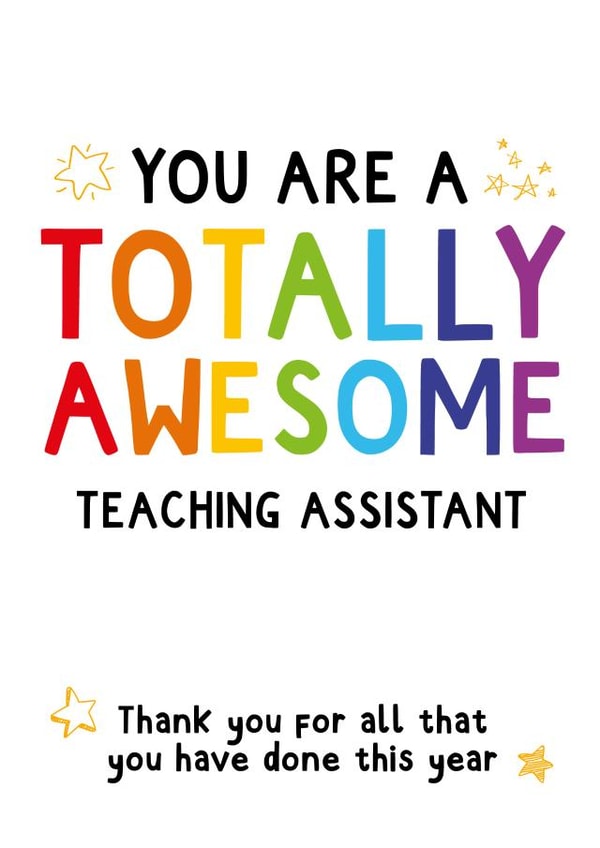 totally awesome Thank You Card 14431 created by Beehive Design