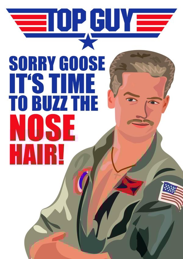 Top Gun - top guy Goose created by Close to the bone