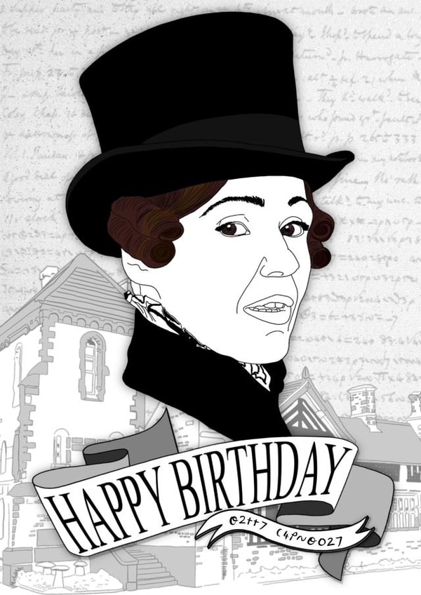 Gentleman Jack Anne Lister Card 42009 created by Kate Holderness
