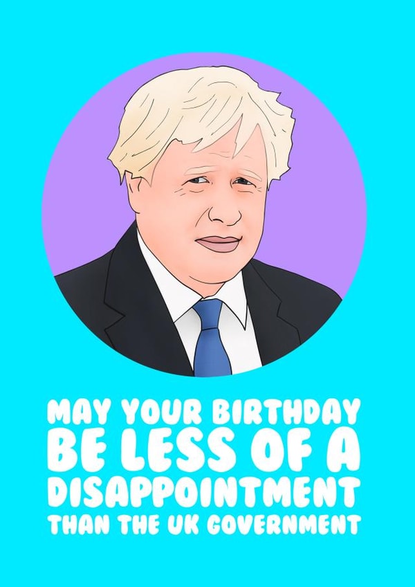 lockdown government Birthday Card 10112 created by Hey Huns It's Nicole