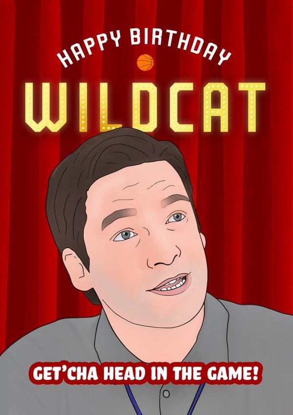coach bolton wildcat Birthday Card 10113 created by Hey Huns It's Nicole