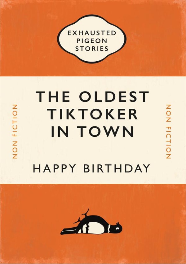 oldest tiktoker Birthday Card 19363 created by Yay Days