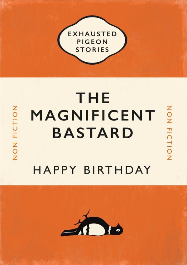 penguin novel Birthday Card 19364 created by Yay Days