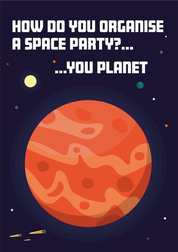 party in Birthday Card 17334 created by Haydn Pole