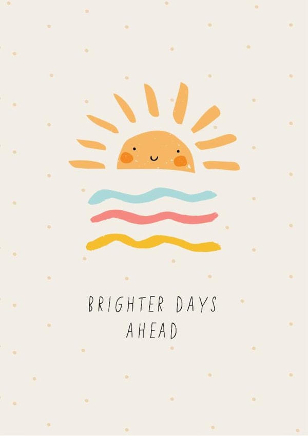 brighter days ahead Thinking of you Card 16458 created by Jessica Eyre