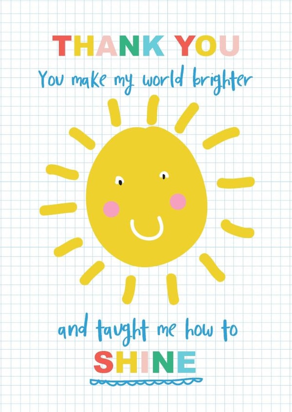 thanks thank you Thank You Card 12688 created by TillieMint