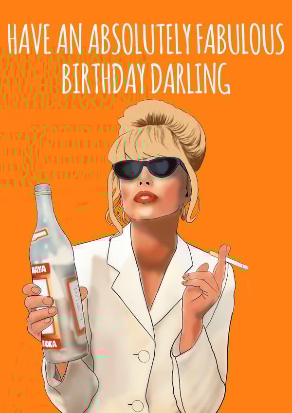 patsy stone ab fab Birthday Card 14268 created by Sweetie Darling Design