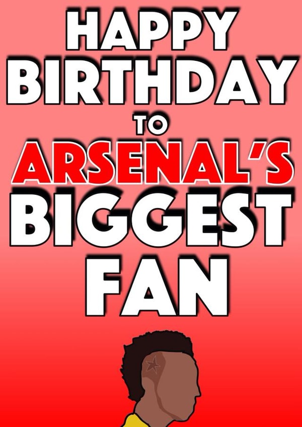 football arsenal Birthday Card 44001 created by Zac's Cards