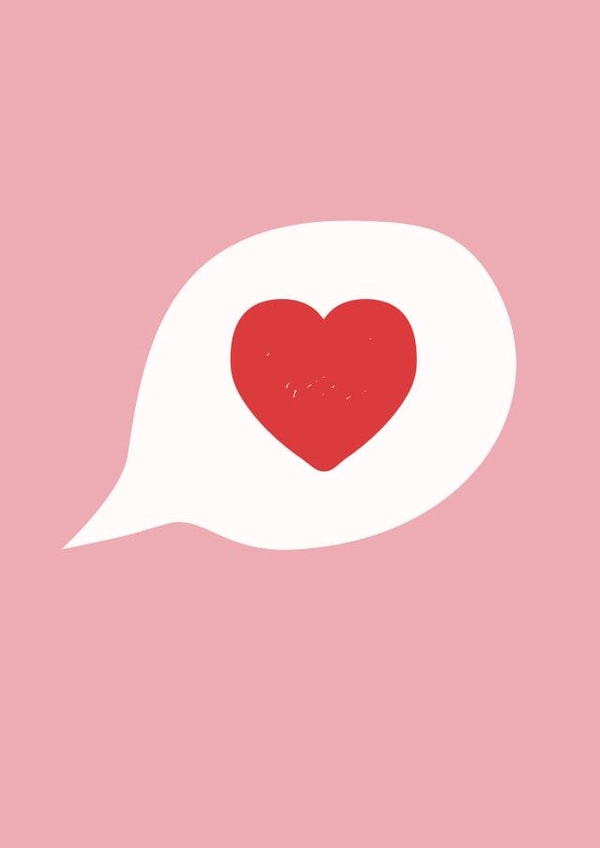 I love you love Card 44494 created by Eleanor + Alexander