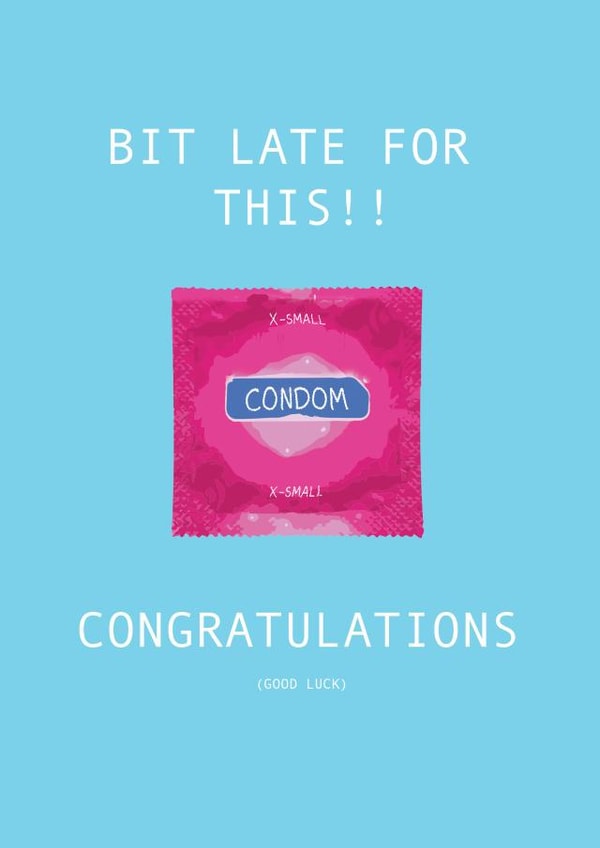 CONGRATULATIONS BABY SHOWER Pregnancy Card 19687 created by ben story