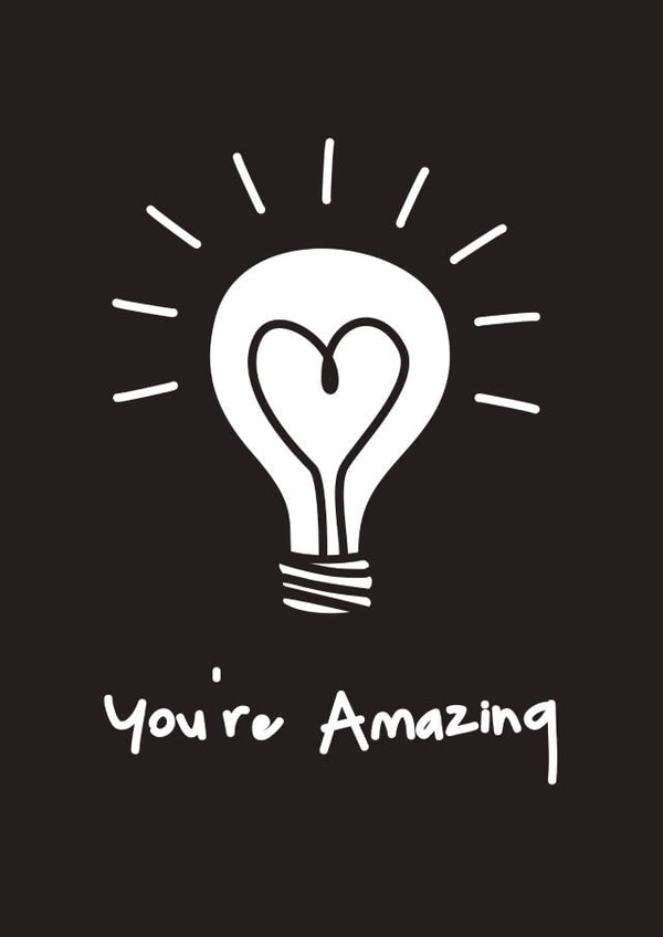 amazing you're amazing Card 44496 created by Eleanor + Alexander