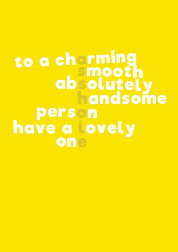 A tale of one man created by Mean Little Cards