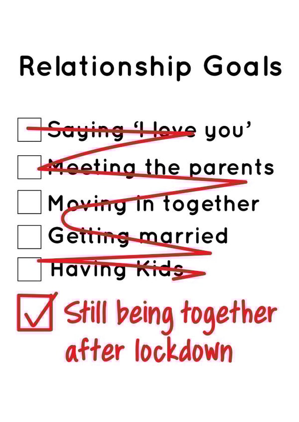 Relationship goals card created by Pack a Punch Designs