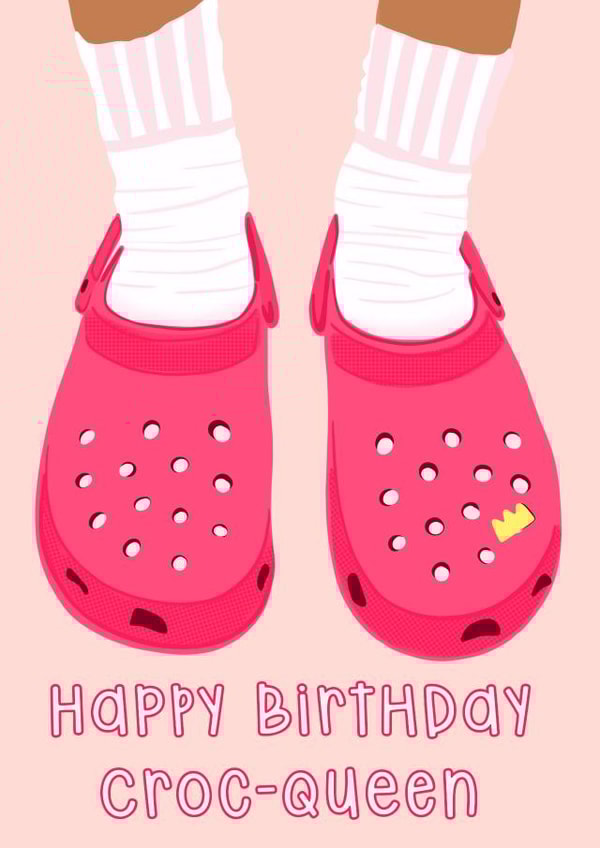 Croc Queen Birthday created by Lisa Wardle