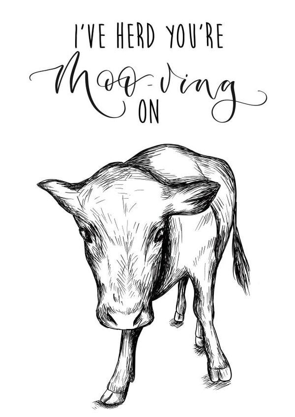 Cow pun New Job Card 15320 created by The Amyverse