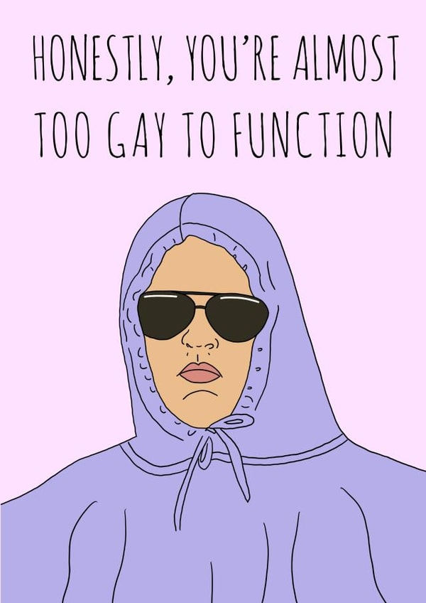 Damian Mean Girls Just because Card 19674 created by The Chipper Whippet