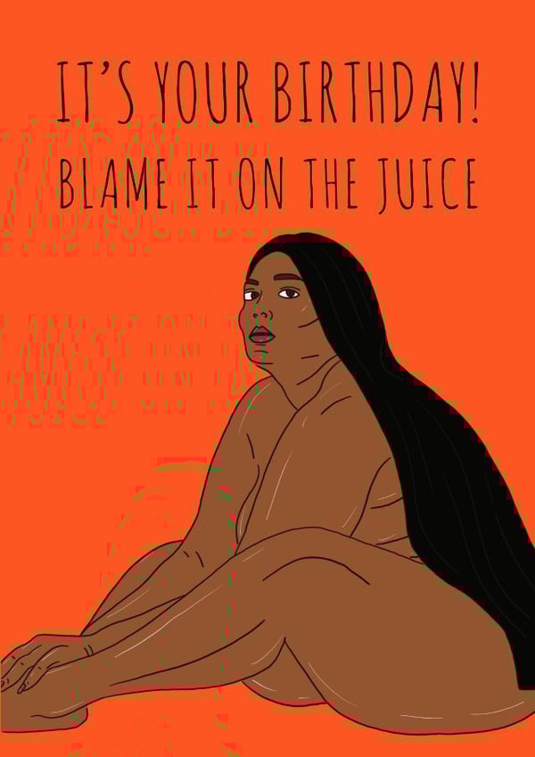 Lizzo Music Card 44499 created by The Chipper Whippet