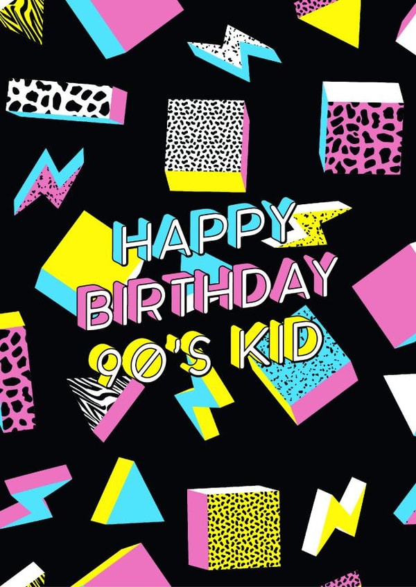 90s 1990 Birthday Card 17235 created by @sophie robbens