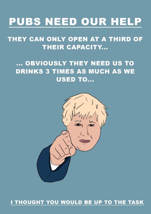 pubs need you Birthday Card 43712 created by Designed By Her