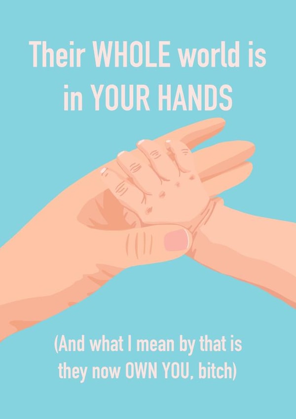 New baby now owns you created by @katiehounsomeillustrator