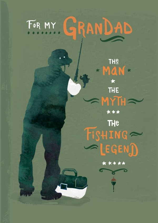grandad the man the myth the fishing legend created by Jasperpie