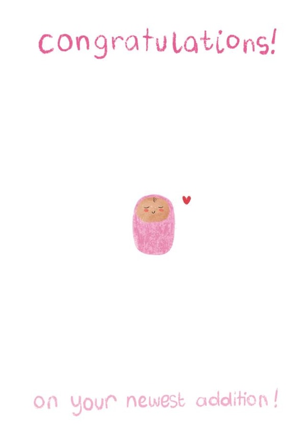 Girl baby Card 38708 created by Locky Taylor