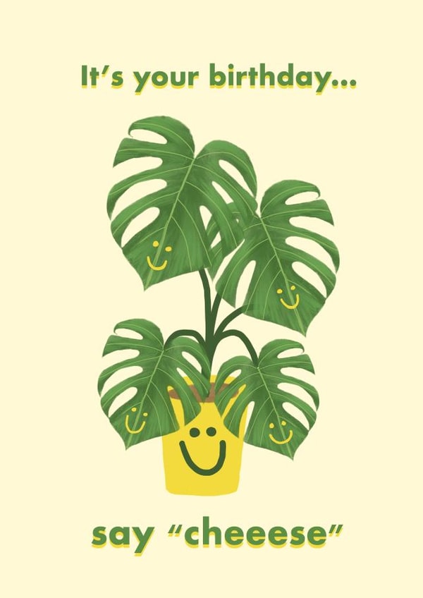 Happy birthday (here's another plant) created by Her Joyful Heart